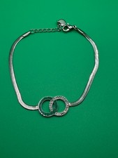 🦬 Bracelet argenté maille