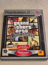 GTA GRAND THEFT AUTO SAN ADREAS SONY PS2 PLAYSTATION 2 PLATINUM