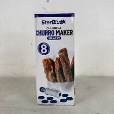 StarBlue 8 Disk SB-A929 Churrera Churro Maker w Free Recipe E-Book Hard Plastic.