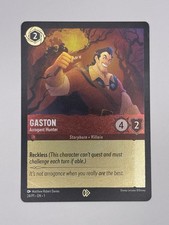 Gaston Arrogant Hunter 24/P1 Disney Lorcana Promo Near Mint NM