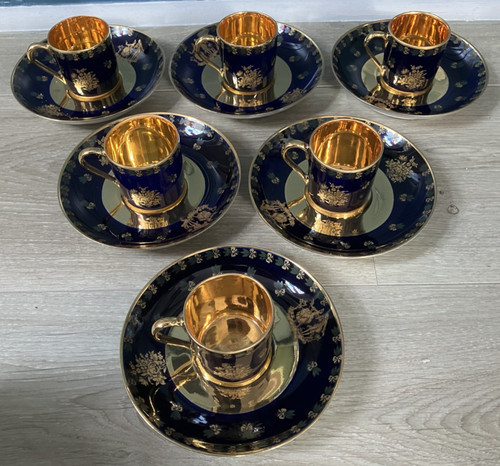 Lot tasses porcelaines - lot,