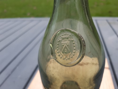Demi bouteille verre soufflé - demi,