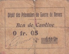 5 Centimes - Bon de cantine -