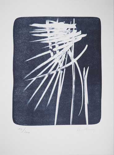 Hans hartung eclair dans - hartung, :