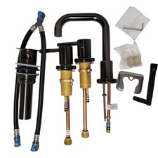 Signature Hardware 488892 Lexia 1.2 GPM Widespread Bath Faucet - Gunmetal