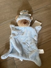 Doudou Peluche Ours Nicotoy Bleu Coccinelle Bar C Et A Kiabi Baby Bear