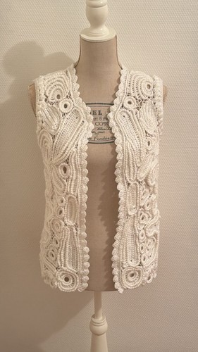 Gilet sans manches dentelle - manches, en
