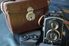 Rolleiflex baby 4x4 tessar f 2.8 just serviced