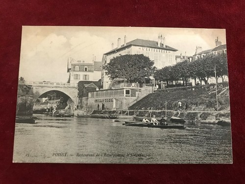 Carte postale ancienne poissy - postale,