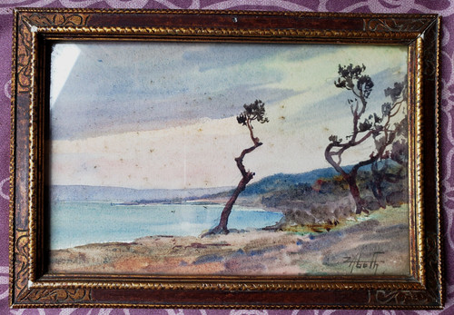 Aquarelle signée zabeth - aquarelle,
