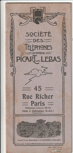 Téléphones picart lebas - picart,