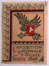 Switzerland / Schweiz - Vignette Exposition National Svisse Geneve 1896