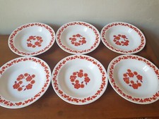 6 Assiettes Creuses Arcopal
