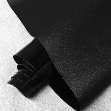 Statique Verre Porte Fenêtre Autocollant Film Givré PVC Noir Intimité Décor Neuf