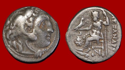 Ancient coin lysimaque - ancient,