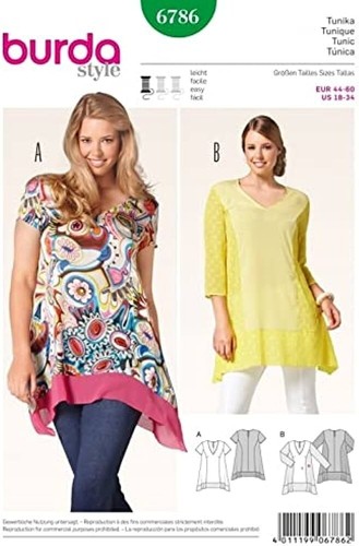6786 patron burda creations - patron,