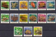 Timbres Faune marine Coraux