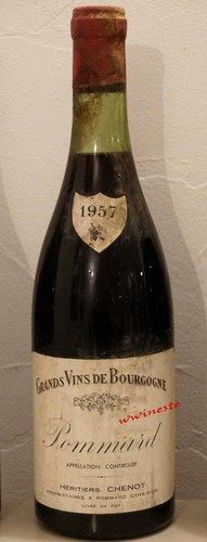 Vin bourgogne pommard 1957 - bourgogne,