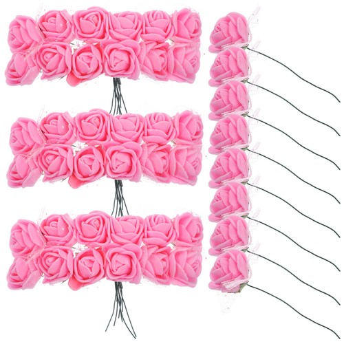 144 pcs mini fleurs - fleurs, rose