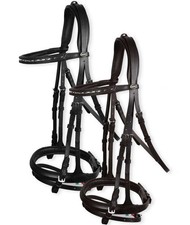 Bridon en cuir anglais avec