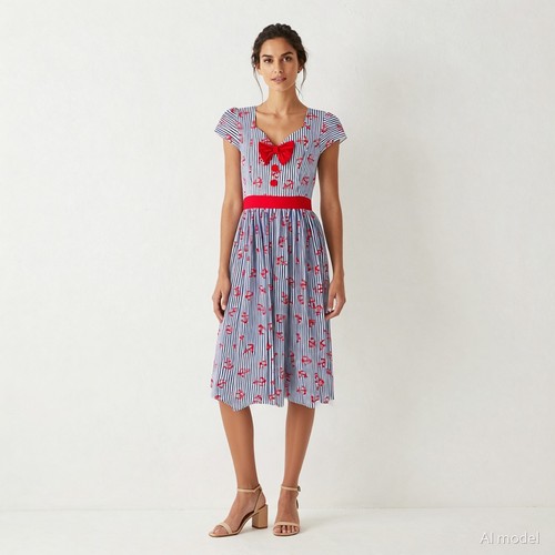 Soirée rockabilly robe longue - rockabilly,