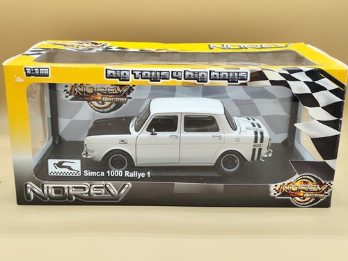 Simca 1000 rallye 1 blanc - 1/18,