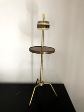 cendrier sur pied tripode vintage 60s 70s laiton en l'état PORT OFFERT
