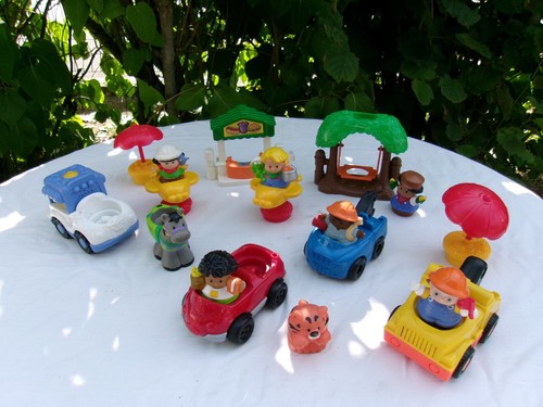Lot little people fisher price - little,