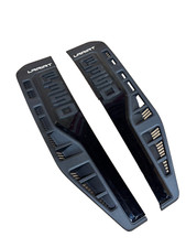 OEM FORD F-350 23-25 BLACK LARIAT Fender Vent Badge Set L&R PC3B-P000A73
