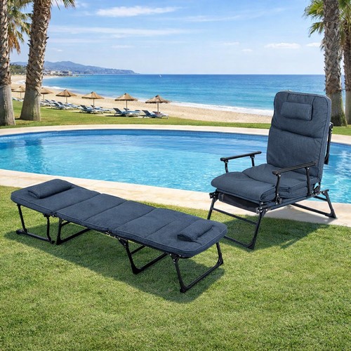 Chaise longue jardin - jardin, en