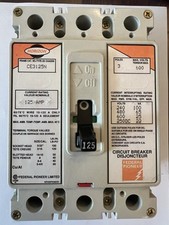 Disjoncteur Fédéral Pioneer 3 Pôles 600v 125 Amp