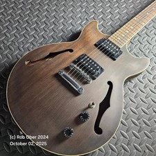 DEAD MINT BEAUTIFUL WALNUT IBANEZ AM53-TKF HOLLOW BODY KILLER SMALER BODY SOUNDS