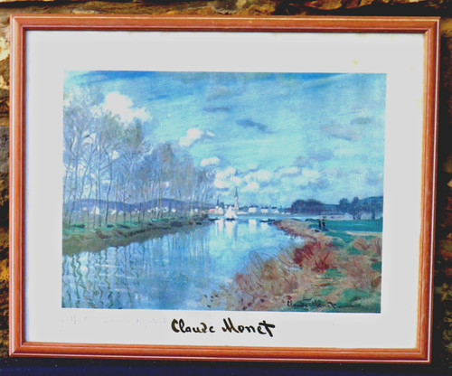 Tableau encadré sous verre