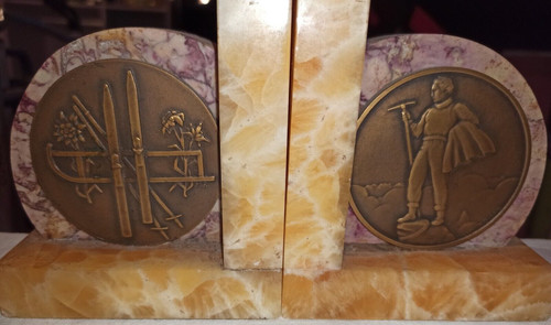 Serres livre bronze - livre,