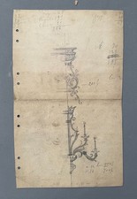 Dessin, projet de luminaire