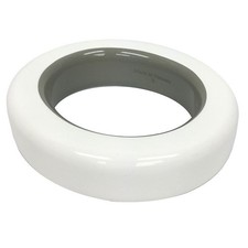 Bracelet Hermès en bois laqué blanc taille S authentique bijoux modernes