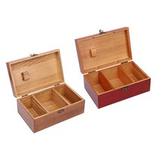 Boîte à couture en bois pour