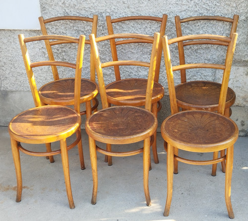 Lot chaises bistrot thonet - bistrot,