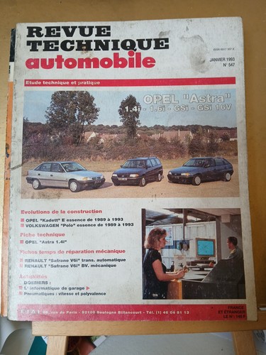 Revue technique automobile - revue,