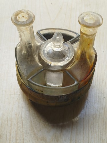 Service condiments verre - service, à