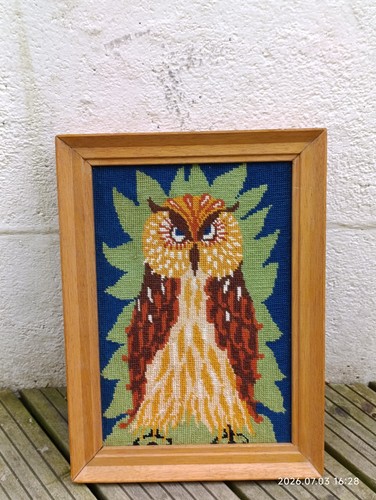 Canevas fini chouette hibou - fini,,