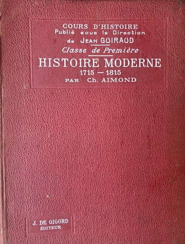 Histoire moderne 1715 - histoire, 1715-1815