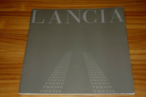 Catalogue lancia thesis - catalogue, de