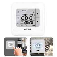 Thermostat numérique pour chauffage par le sol avec affichage double températu
