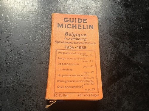 Guide michelin belgique - guide,