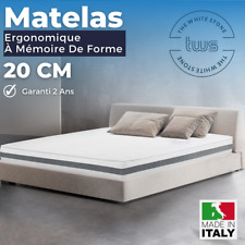 Matelas double | orthopédique | antibactérien avec revêtement hypoallergénique