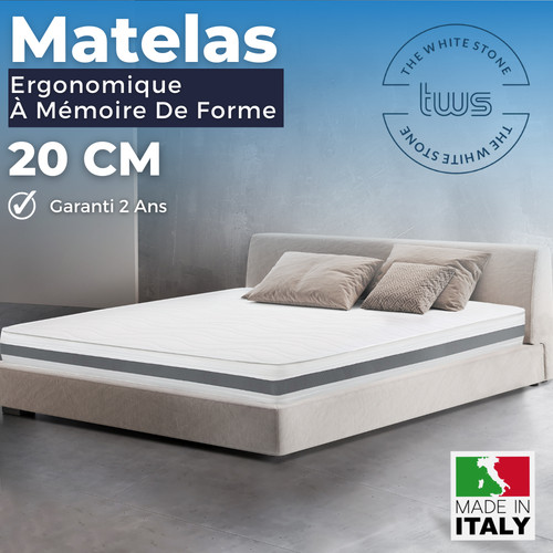Matelas double orthopédique - double,