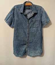 Chemise bleue coton slim fit