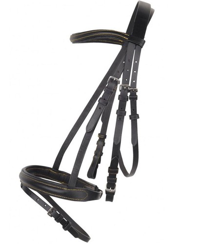 Bridon anglais lou - lou, cuir