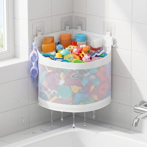 Baignoire angle rangement - baignoire,